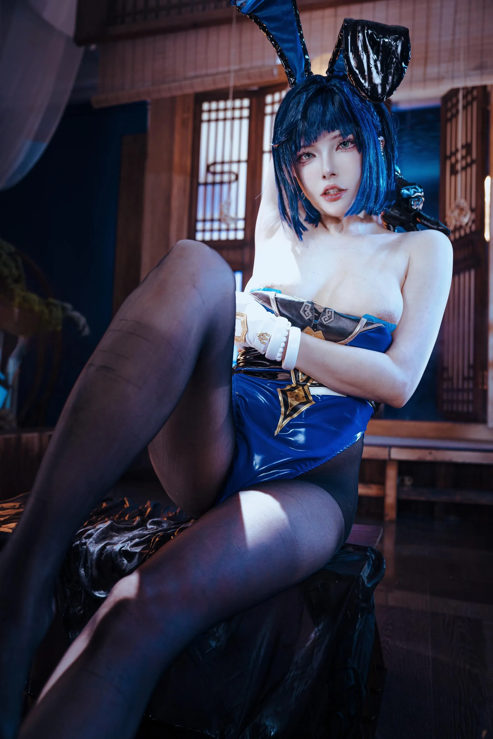 秋和柯基 – NO.105 夜兰 兔女郎 [92P]插图8